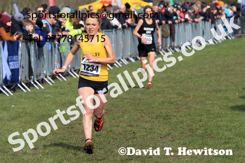 Senior Womens 2023 UK CAU Inter Counties Cross Country Champs, Prestwold Hall, Loughborough. Photo: David T. Hewitson/Sports for All Pics